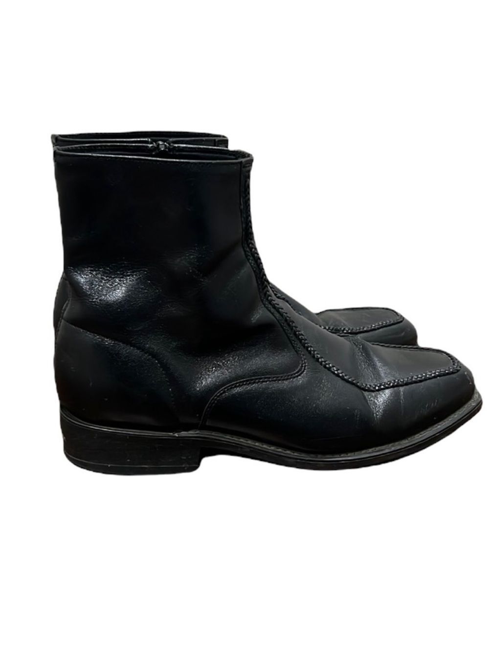 Dingo Black Leather Boots Size 11.5
